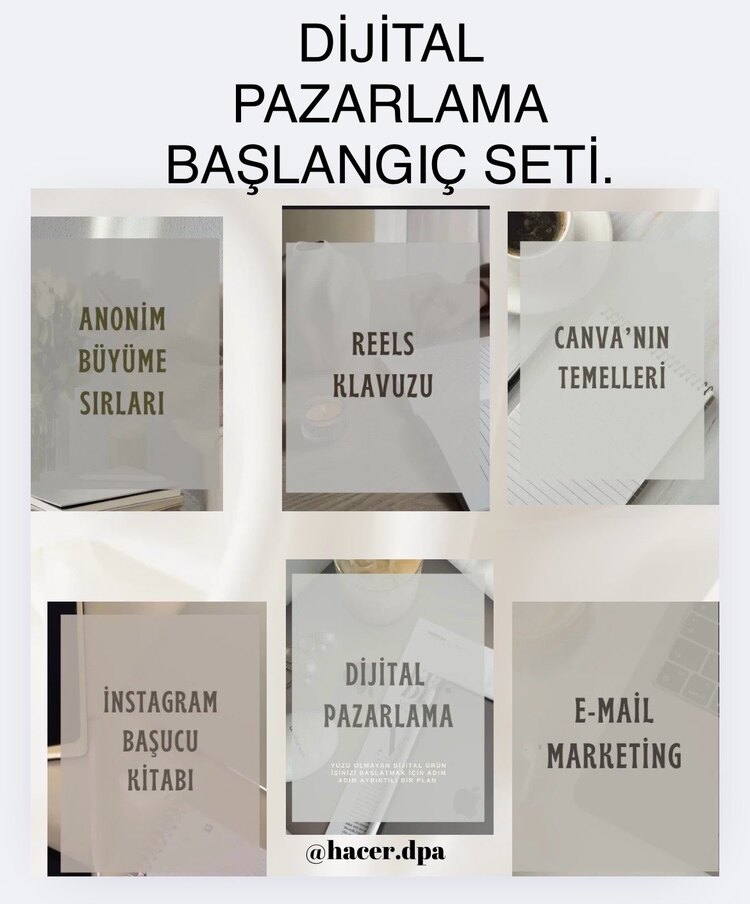 DİJİTAL PAZARLAMA BAŞLANGIÇ SET.