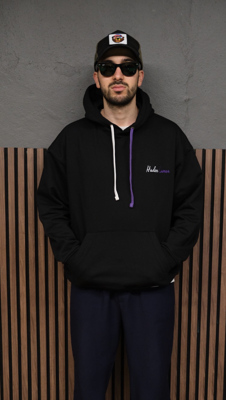 LOOSE FİT NAKIŞLI HOODİE