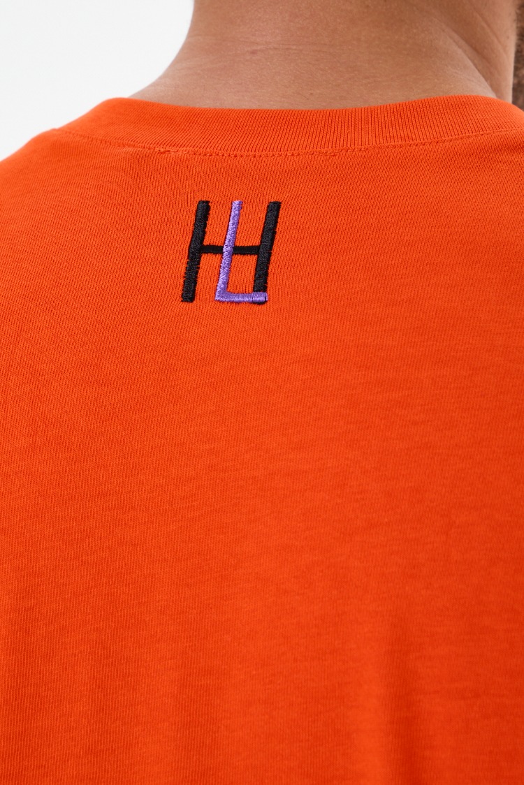 Turuncu Basic Oversize Tişört (Unisex)