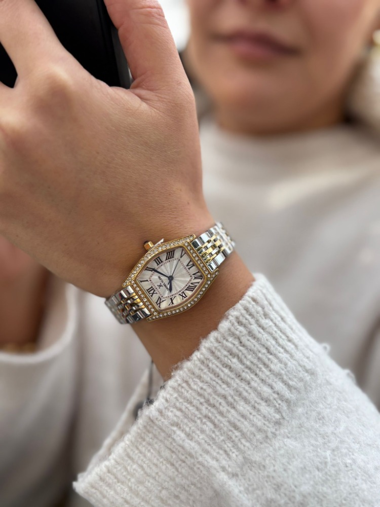DANIEL KLEIN DK.1.14106-3 “GOLD-SILVER KASA” KADIN KOL SAATİ