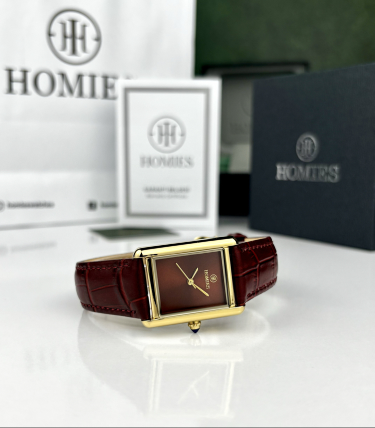 HOMİES HM28504S01-3 UNISEX BORDO KOL SAATİ