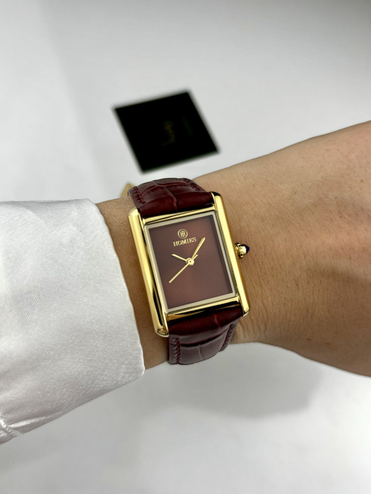 HOMİES HM28504S01-3 UNISEX BORDO KOL SAATİ