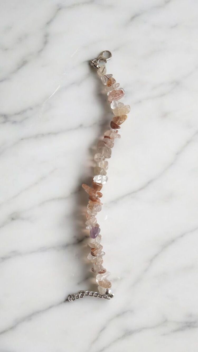 Herkimer Kırık Taşlı Bileklik
