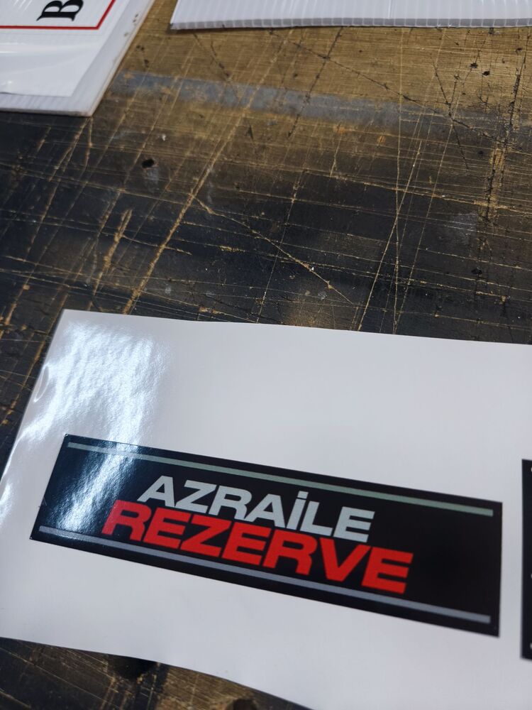 Azraile rezerve sticker