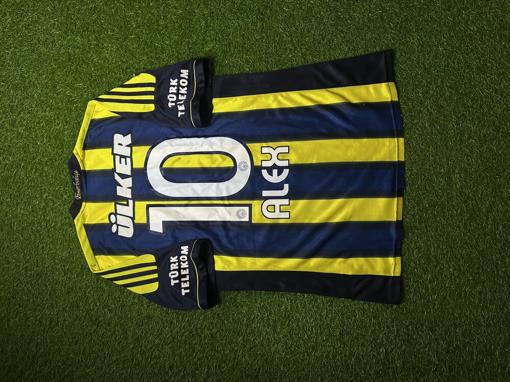 Orijinal 11/12 Sezonu Alex de Souza Islak İmzalı M beden