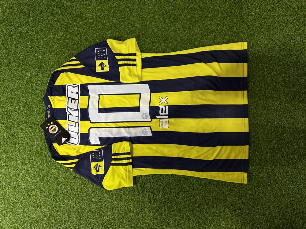 Orijinal 10/11 Sezonu Alex de Souza Etiketli Fenerbahçe Forması M beden