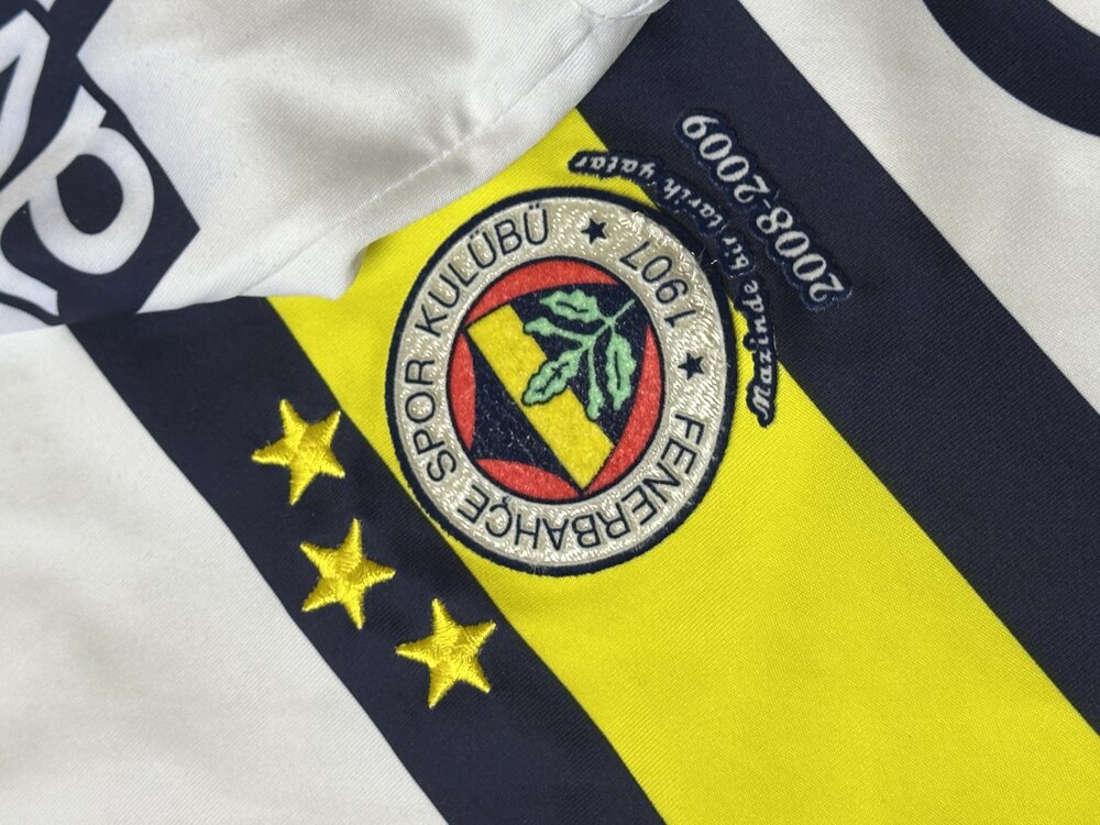Orijinal 08/09 Sezonu Alex de Souza Islak İmzalı Fenerbahçe Forma M beden