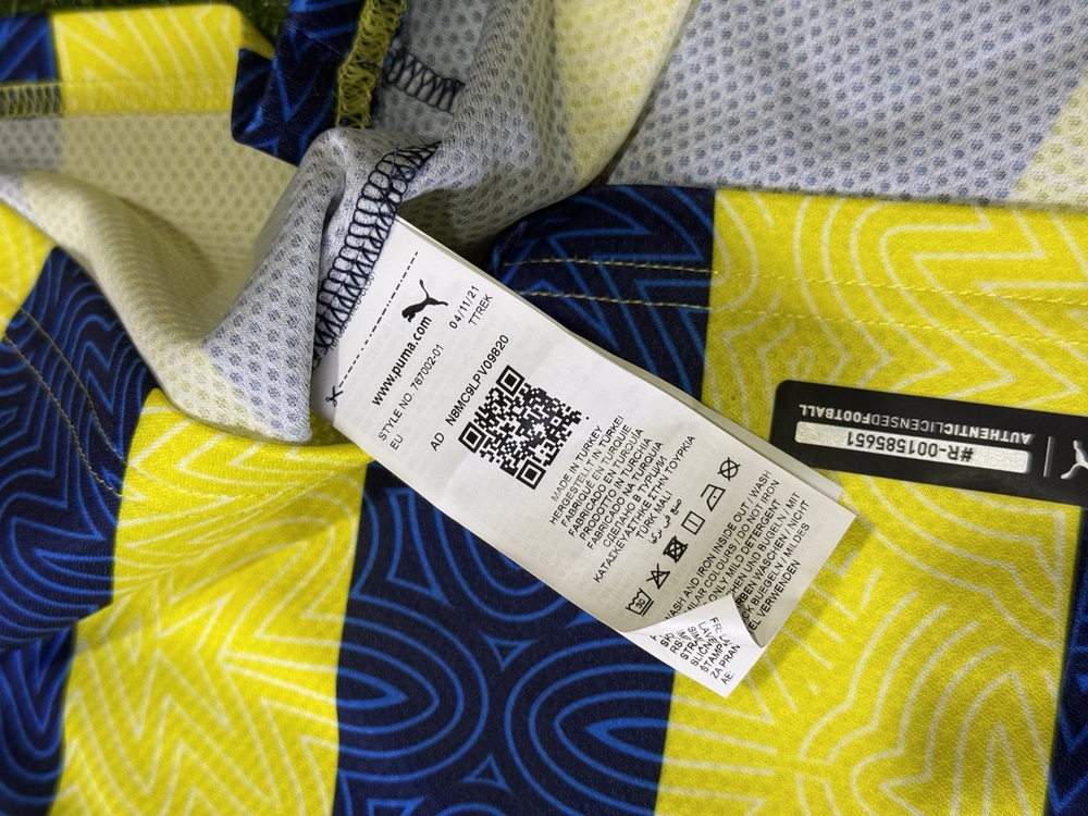Orijinal 21/22 Sezonu Fenerbahçe Çubuklu Forma M beden