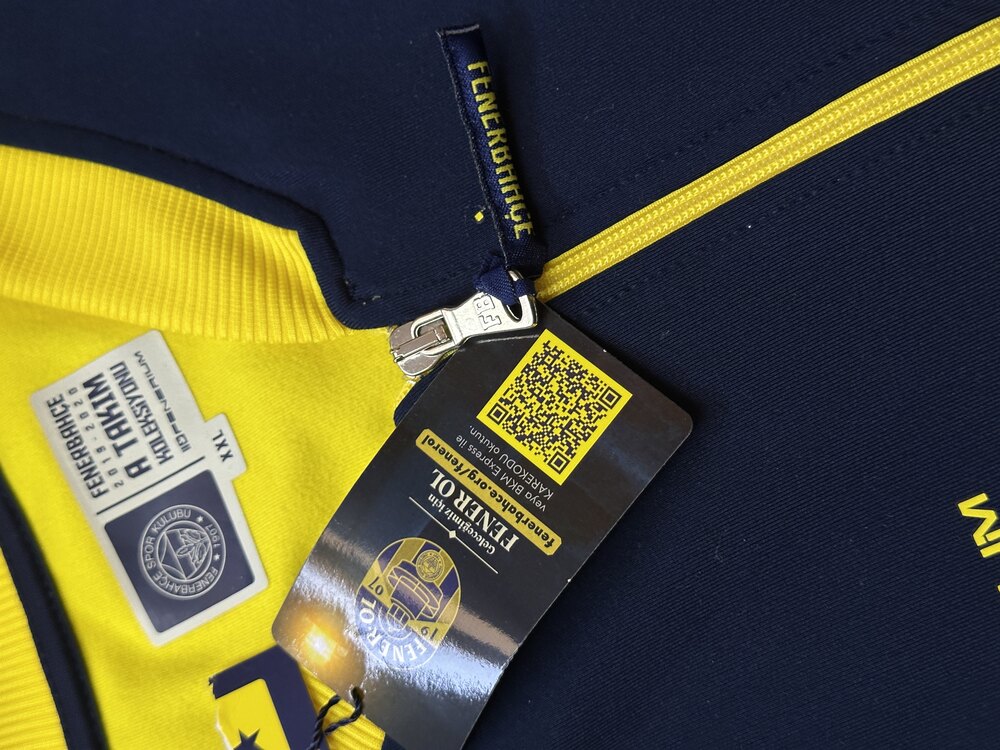 Orijinal 19/20 Sezonu Fenerbahçe Seremoni Ceket Etiketli XXL beden