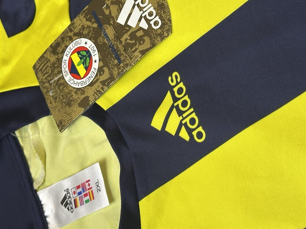 Orijinal 07/08 Sezonu Alex de Souza Islak İmzalı Etiketli Fenerbahçe Forması XXL beden