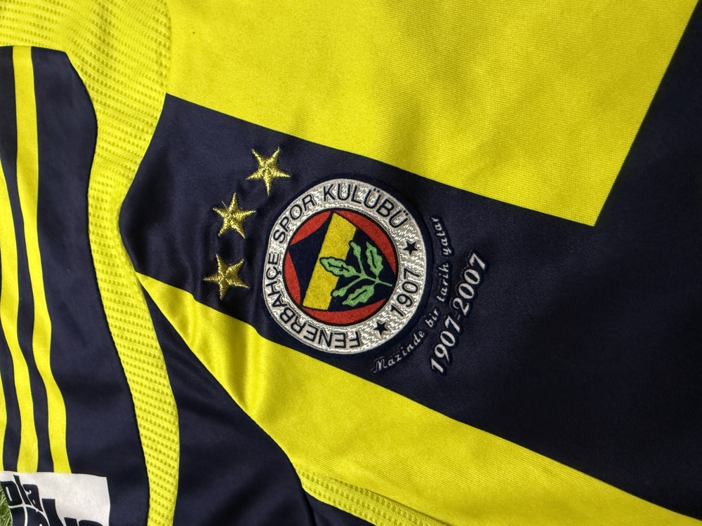 Orijinal 07/08 Sezonu Alex de Souza Islak İmzalı Fenerbahçe Forması S-M beden