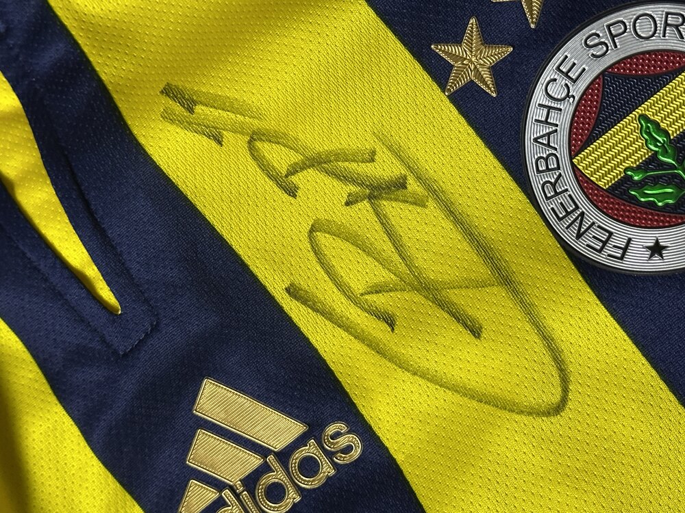 Orijinal 15/16 Sezonu Islak İmzalı Robin van Persie M beden