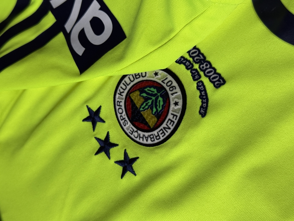 Orijinal 08/09 Sezonu Alex de Souza Neon Fenerbahçe Forması S beden