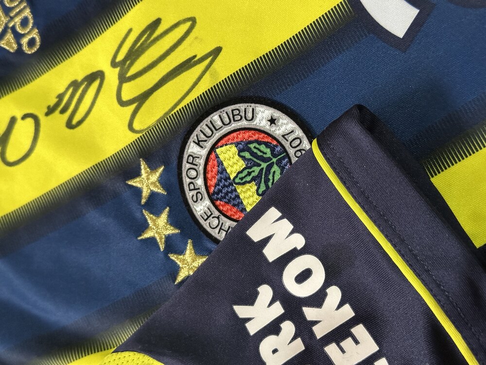 Orijinal 11/12 Sezonu Islak İmzalı Caner Erkin Maç Forması M beden