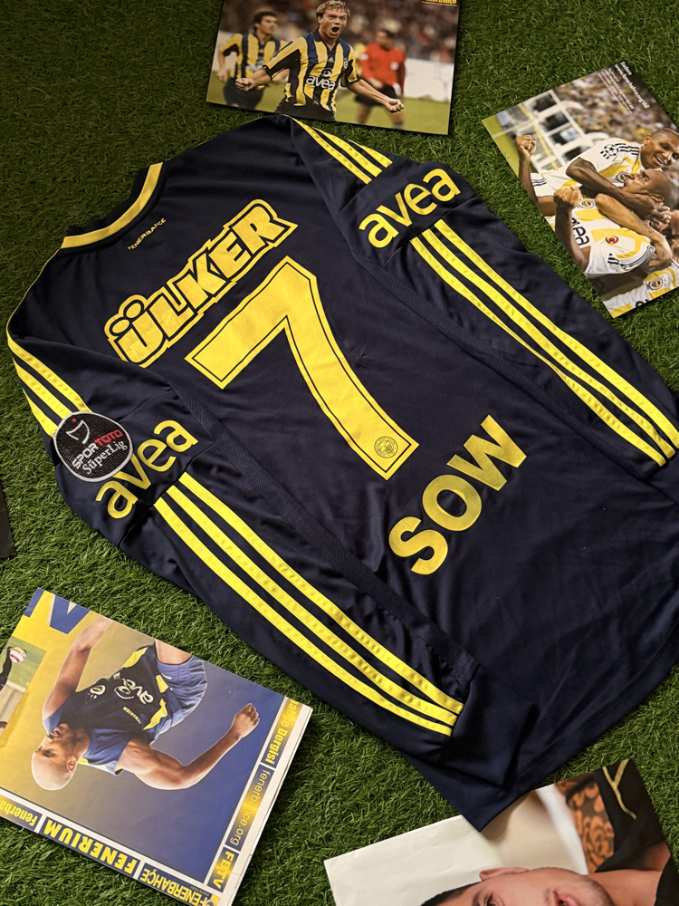 Orijinal 13/14 Sezonu Moussa Sow Uzun Kollu Fenerbahçe Forması S beden
