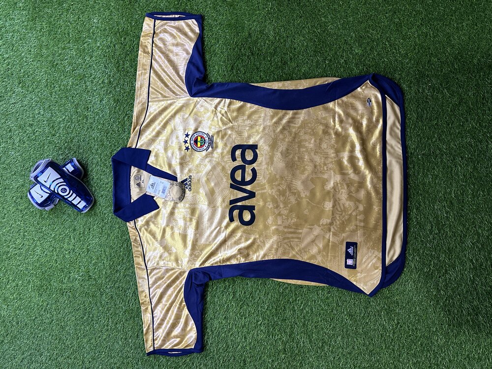 Orijinal 100. Yıl Fenerbahçe Gold Forma XXL beden Etiketli