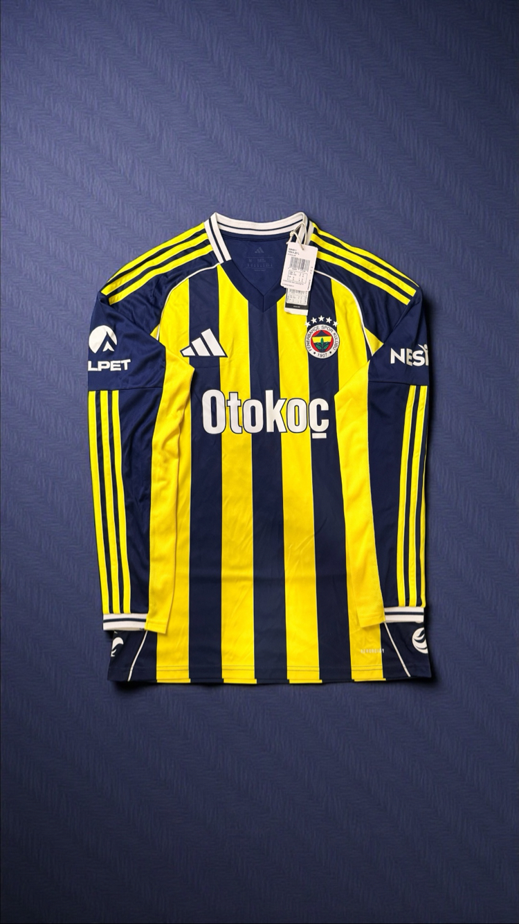 Orijinal 25 26 sezonu etiketli Fenerbahçe Çubuklu forması M beden