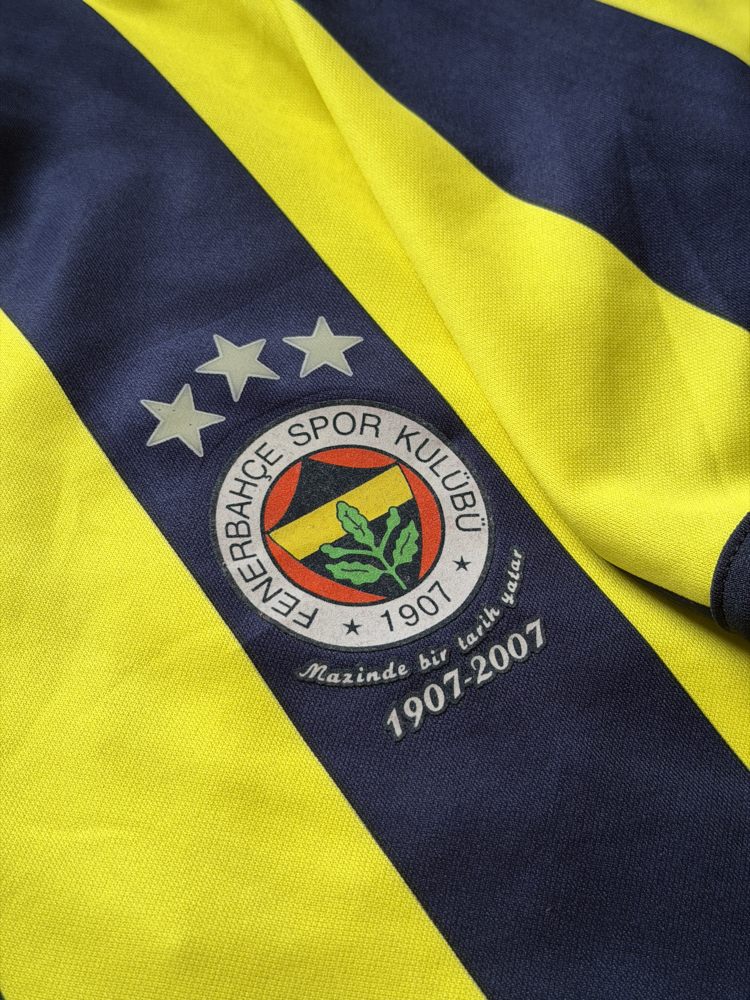 Orijinal 06/07 Sezonu 100. Yıl Stephen Appiah Çubuklu Fenerbahçe Forma M beden