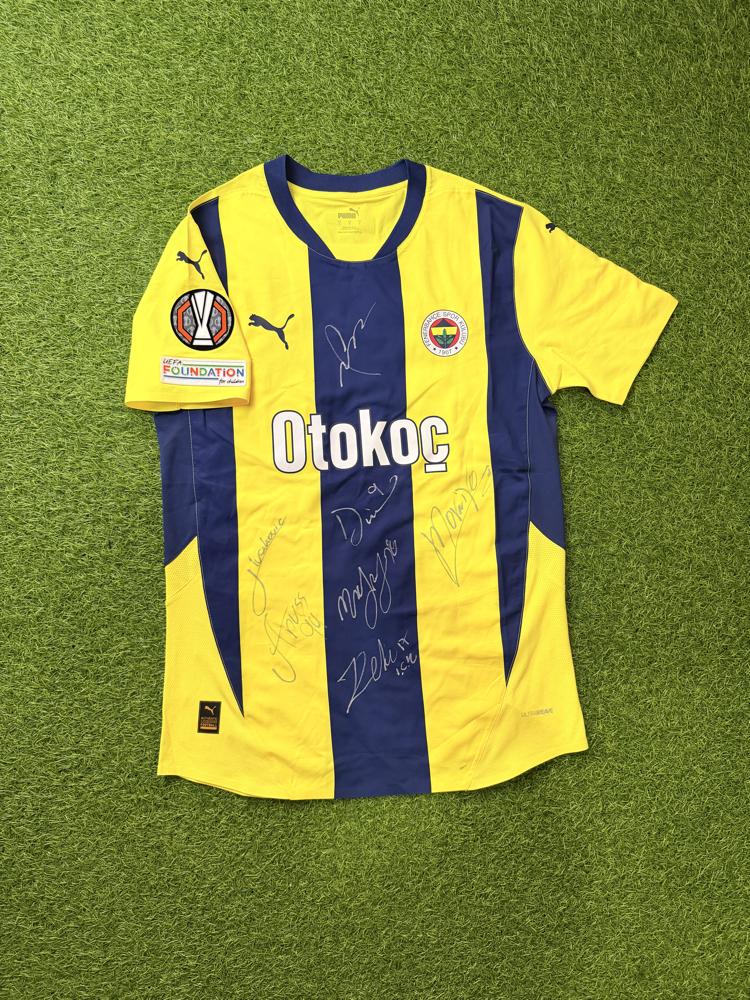 Orijinal 24/25 Sezonu Dusan Tadic Maçta Giydiği Islak İmzalı Fenerbahçe Forması