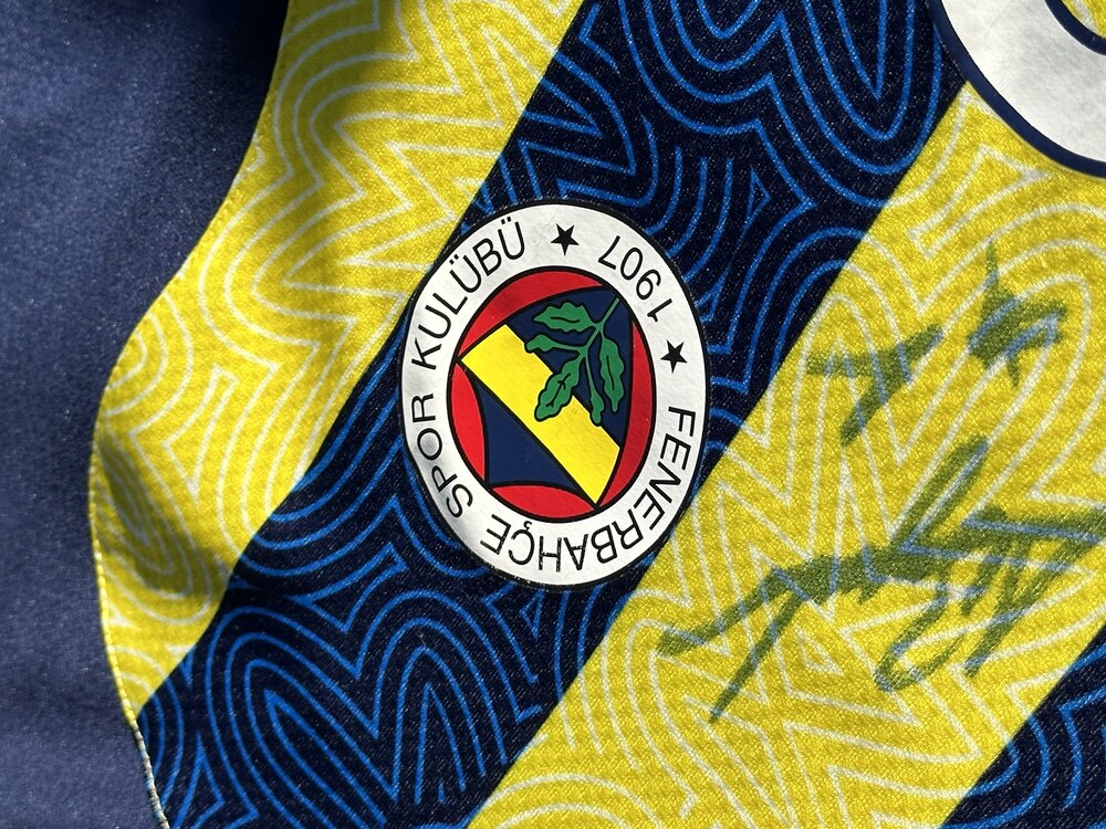 Orijinal 21/22 Sezonu Islak İmzalı Çubuklu M beden