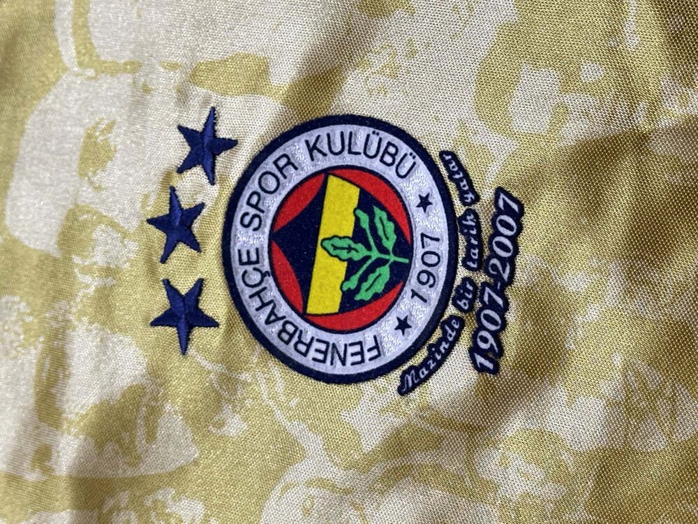 Orijinal 100. Yıl Fenerbahçe Gold Forma XXL beden Etiketli