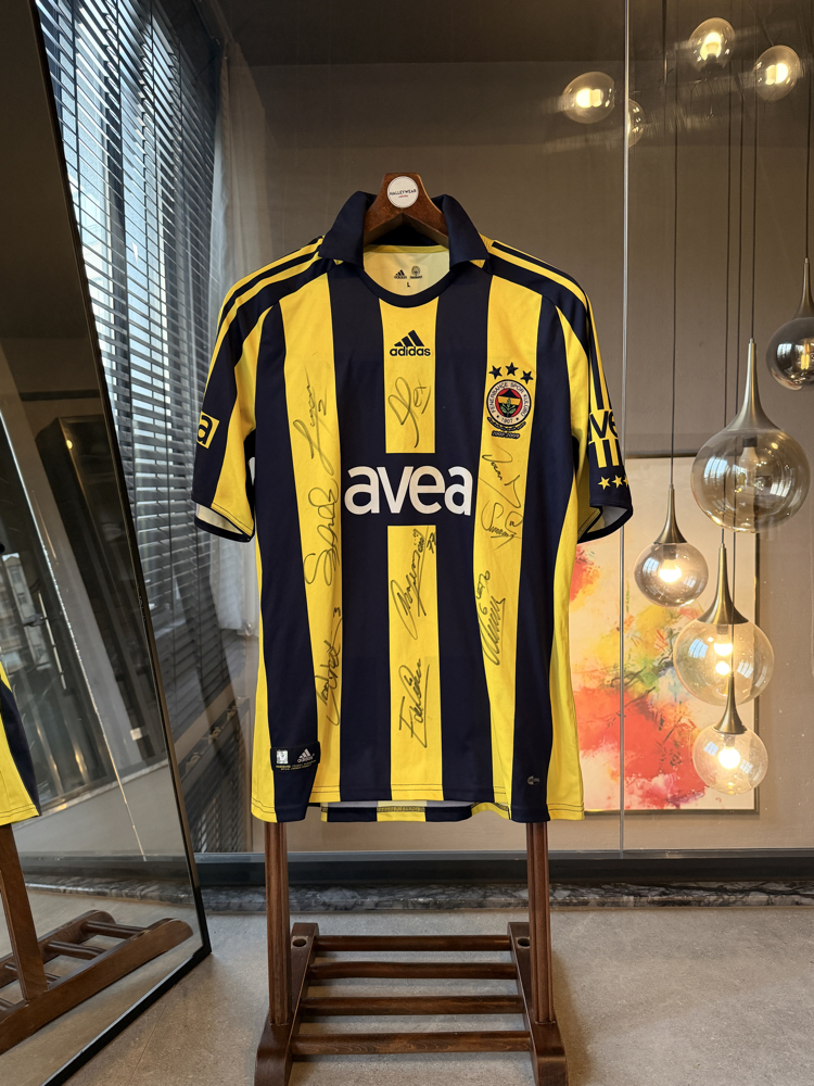 Orijinal 08/09 Sezonu Islak İmzalı Fenerbahçe Forması L beden