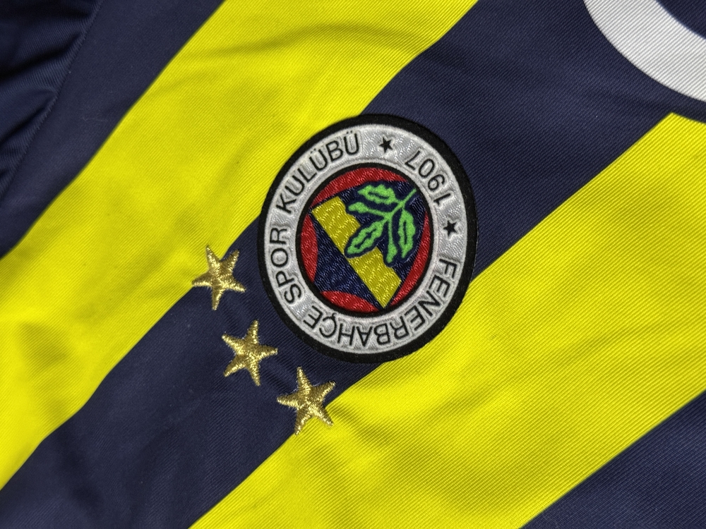 Orijinal 10/11 Sezonu Alex de Souza Islak İmzalı Fenerbahçe Forması M beden 
