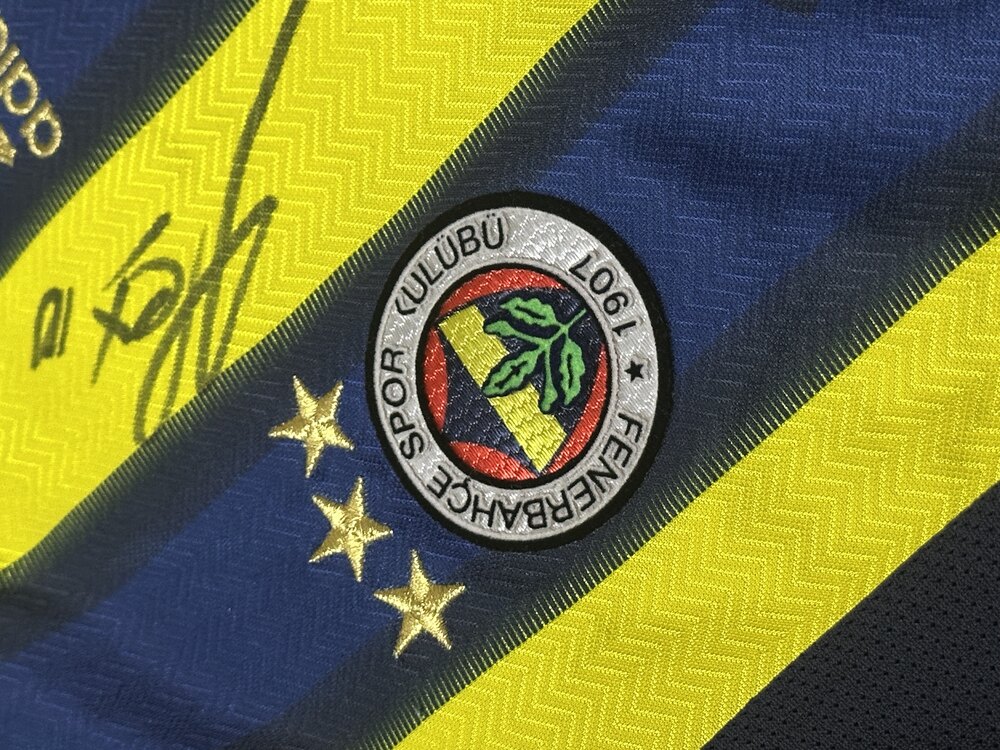 Orijinal 11/12 Sezonu Alex de Souza Islak İmzalı M beden