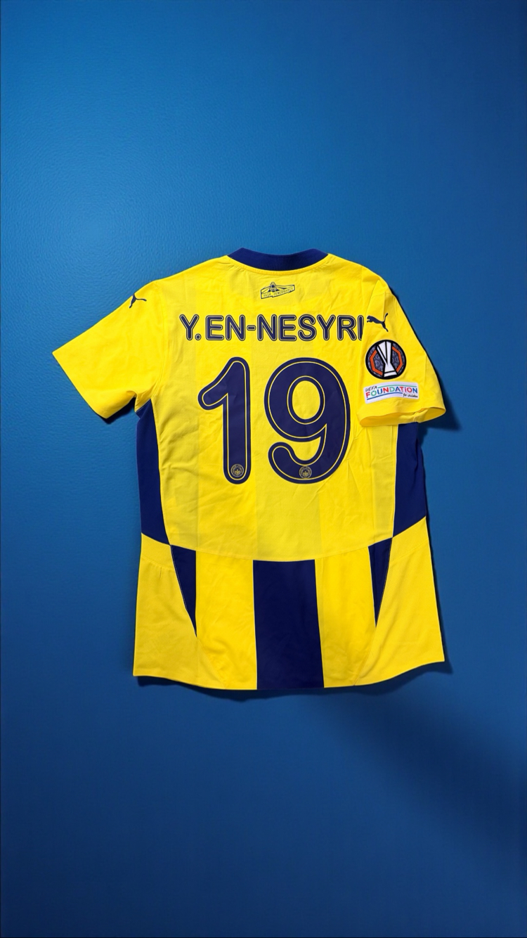 Orijinal 24/25 Sezonu Y. En-Nesyri Fenerbahçe Maçta Giydiği Forması M beden