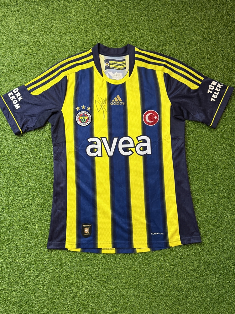 Orijinal 11/12 Sezonu Alex de Souza Islak İmzalı Fenerbahçe M beden
