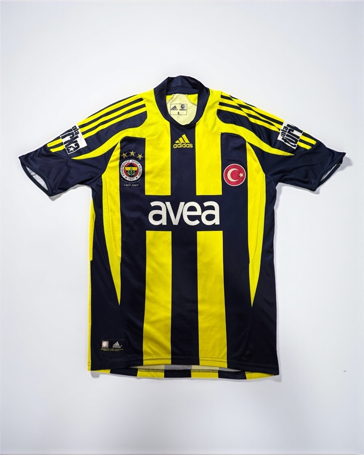 Orijinal 07/08 Sezonu Alex de Souza Islak İmzalı Fenerbahçe Forması S-M beden