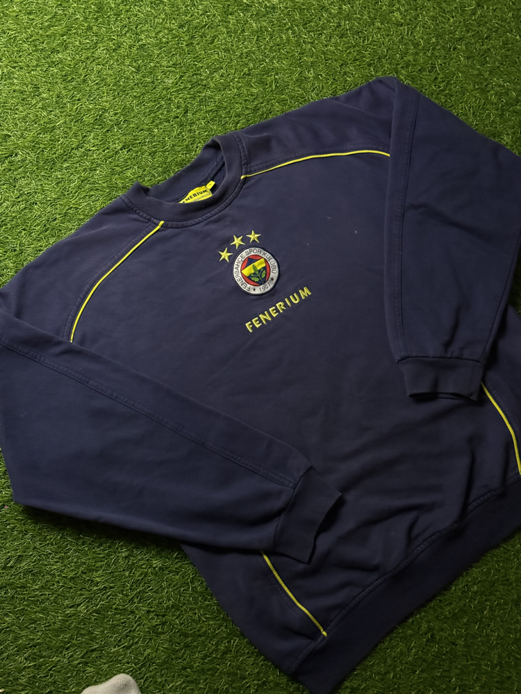 Orijinal Fenerbahçe Vintage Sweatshirt S-M-L-XL beden