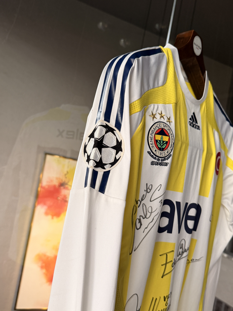 Orijinal 07/08 Sezonu Alex de Souza Şampiyonlar Lig Maçta Giydiği Islak İmzalı Forması 