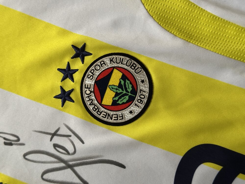 Orijinal 09/10 Sezonu Alex de Souza Islak İmzalı S beden