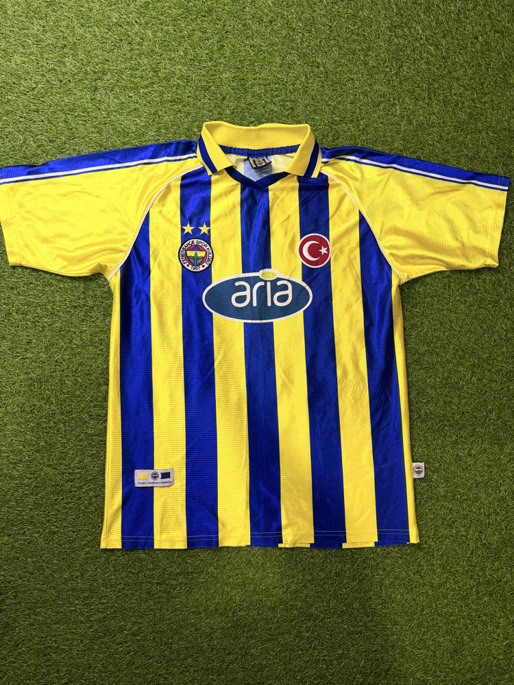 Orijinal 01/02 Sezonu Fenerbahçe Çubuklu Forma M beden
