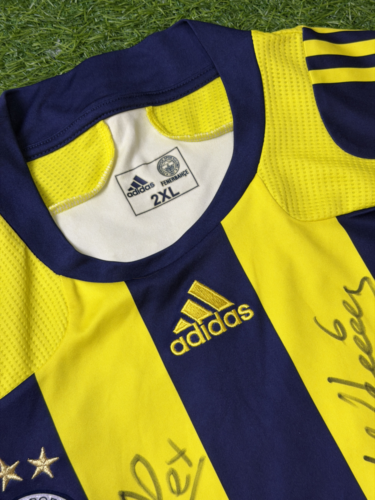 Orijinal 07/08 Sezonu 100. Yıl Islak İmzalı Roberto Carlos Fenerbahçe Forması 2XL beden
