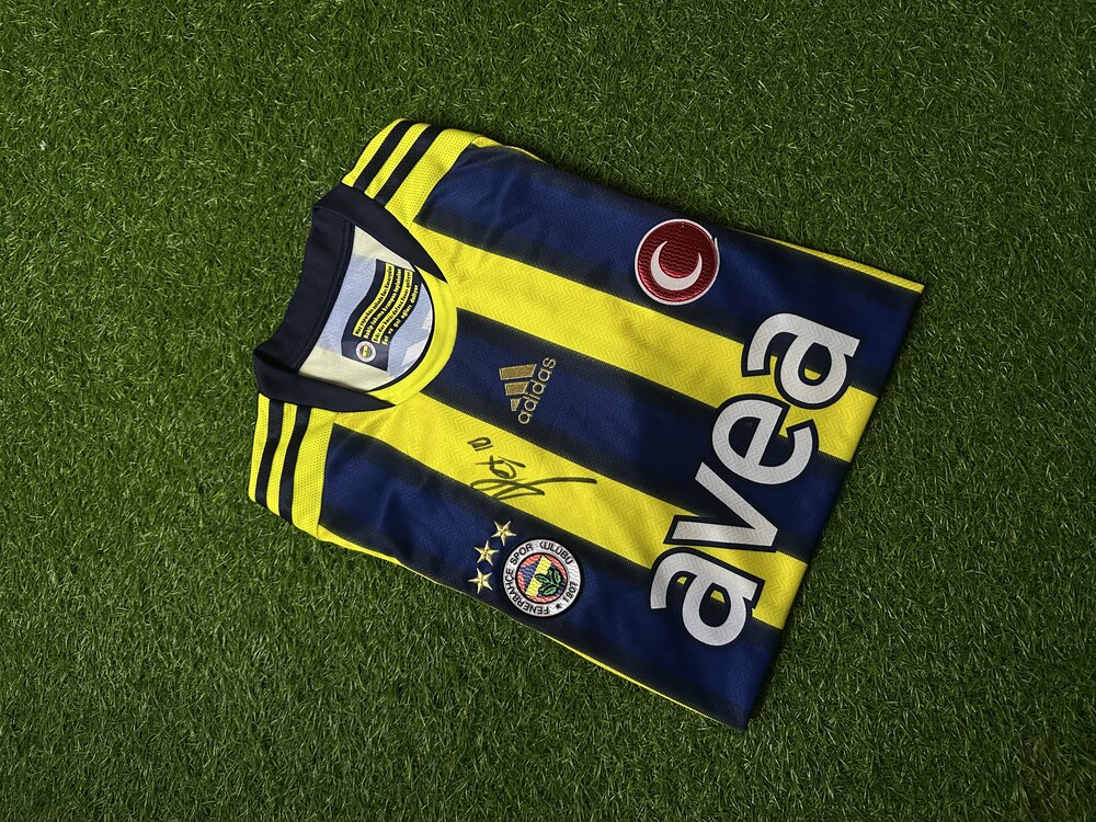 Orijinal 11/12 Sezonu Alex de Souza Islak İmzalı M beden