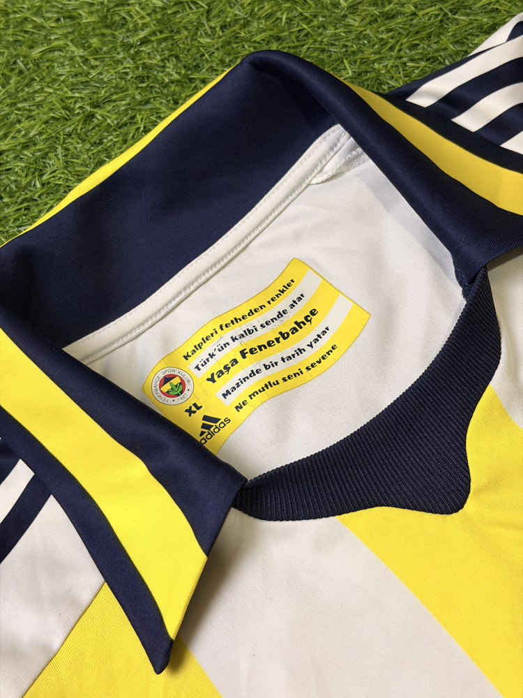 Orijinal 09/10 Sezonu Roberto Carlos Islak İmzalı Fenerbahçe Forması XL ...