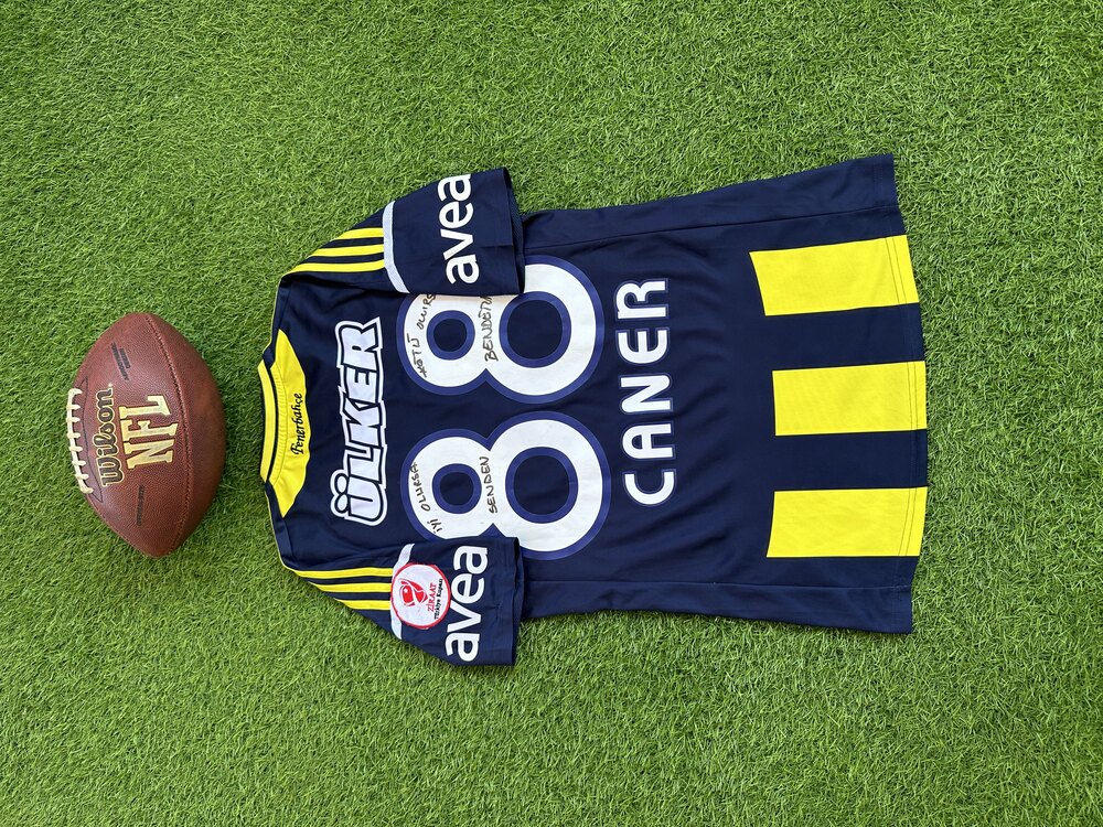 Orijinal 12/13 Sezonu Islak İmzalı Caner Erkin Maç Forması M beden