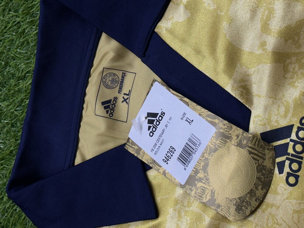 Orijinal 100. Yıl Fenerbahçe Gold Forma XXL beden Etiketli