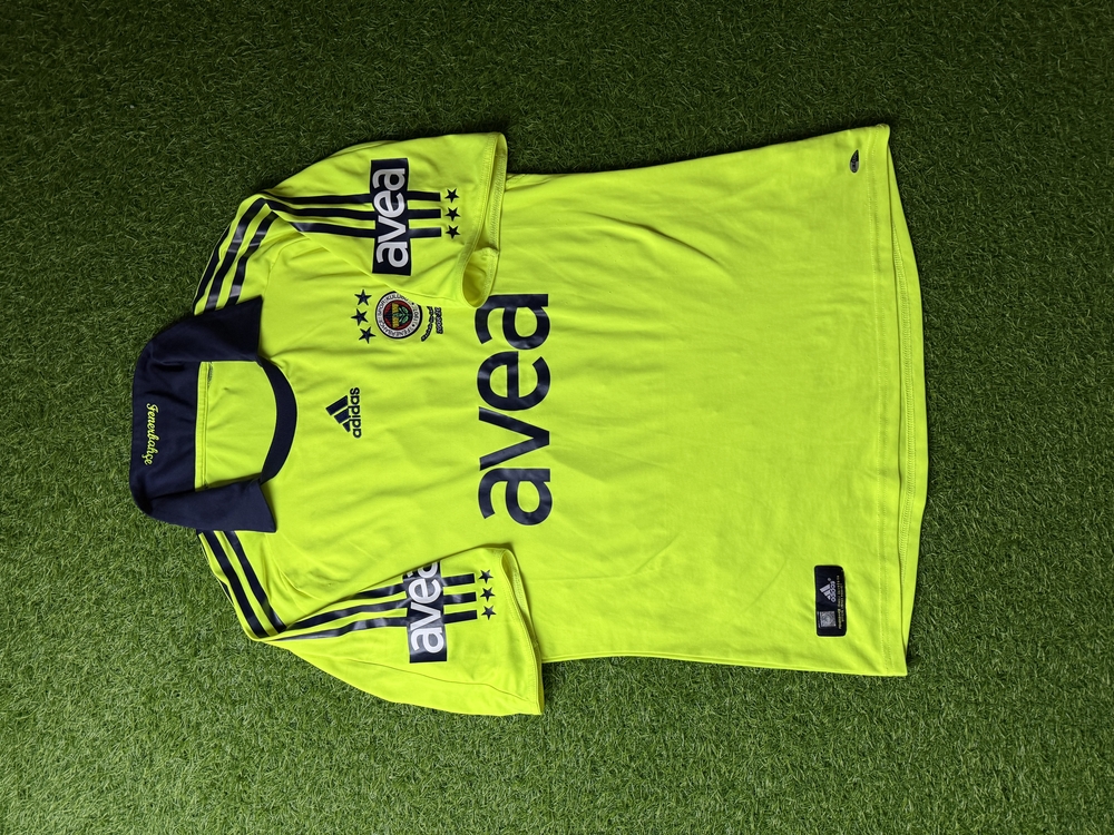Orijinal 08/09 Sezonu Alex de Souza Neon Fenerbahçe Forması S beden