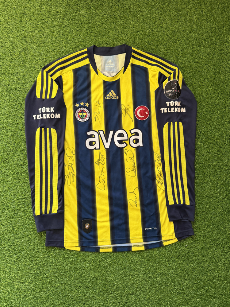 Orijinal 11/12 Sezonu Yoseph Yobo Maçta Giydiği Islak İmzalı Fenerbahçe Forması 