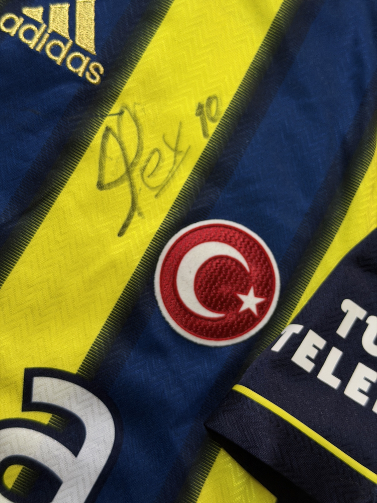 Orijinal 11/12 Sezonu Alex de Souza İmzalı Fenerbahçe Forması M beden