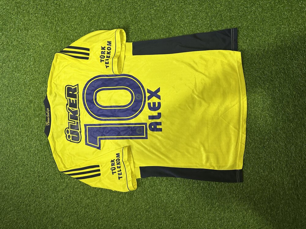 Orijinal 11/12 Sezonu Alex de Souza Islak İmzalı XL beden