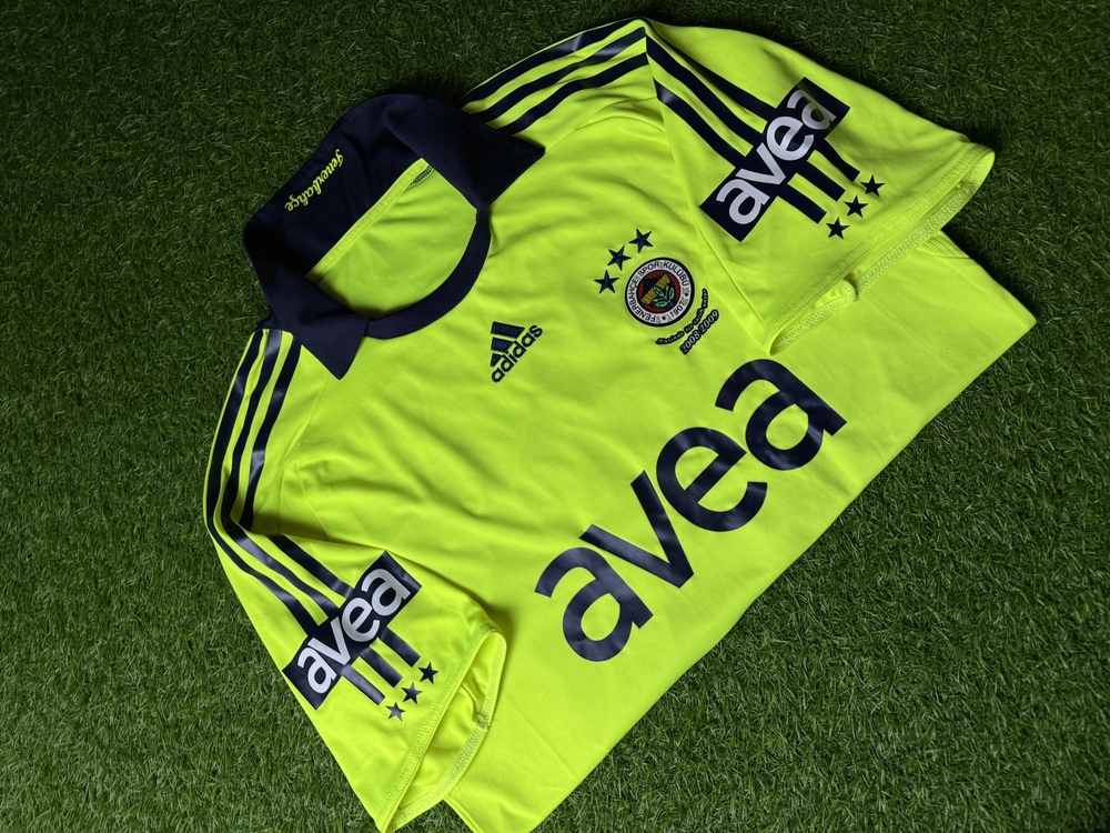 Orijinal 08/09 Sezonu Alex de Souza Neon Fenerbahçe Forması S beden