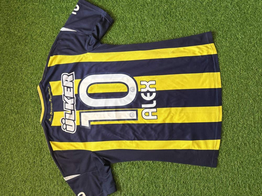Orijinal 12/13 Sezonu Alex de Souza Islak İmzalı M beden