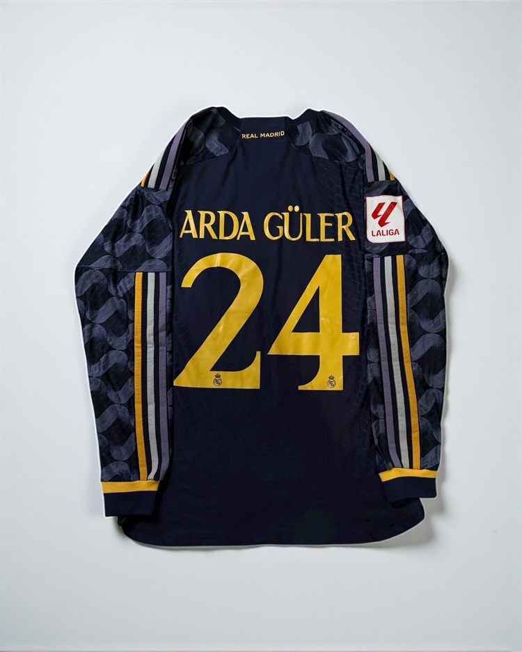 Orijinal 23/24 Sezonu Arda Güler Real Madrid Uzun Kollu Forma M beden