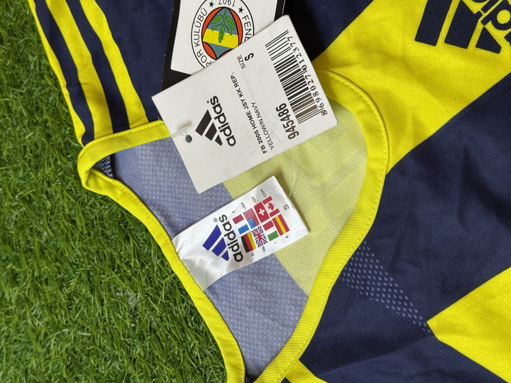 Orijinal 05/06 Sezonu Stephen Appiah Etiketli Fenerbahçe Forması S-M beden