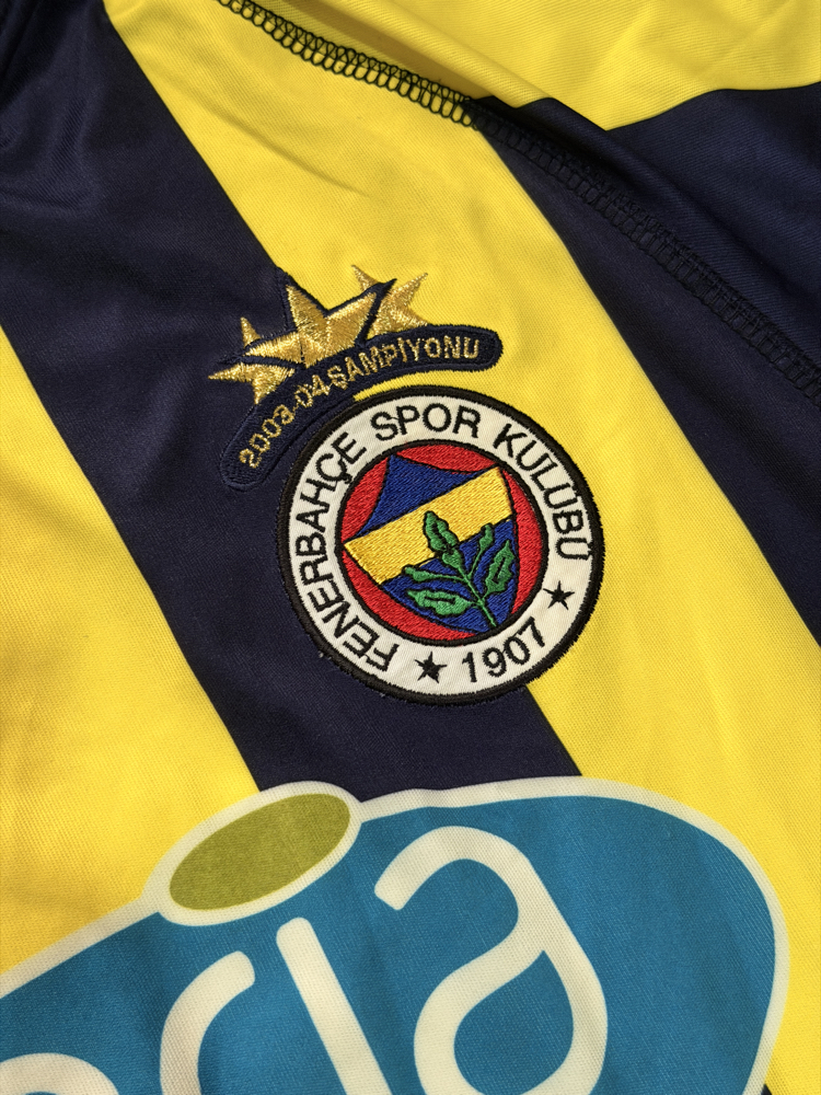Orijinal 03/04 Sezonu Van Hooijdonk Fenerbahçe Uzun Kollu Forma XL beden
