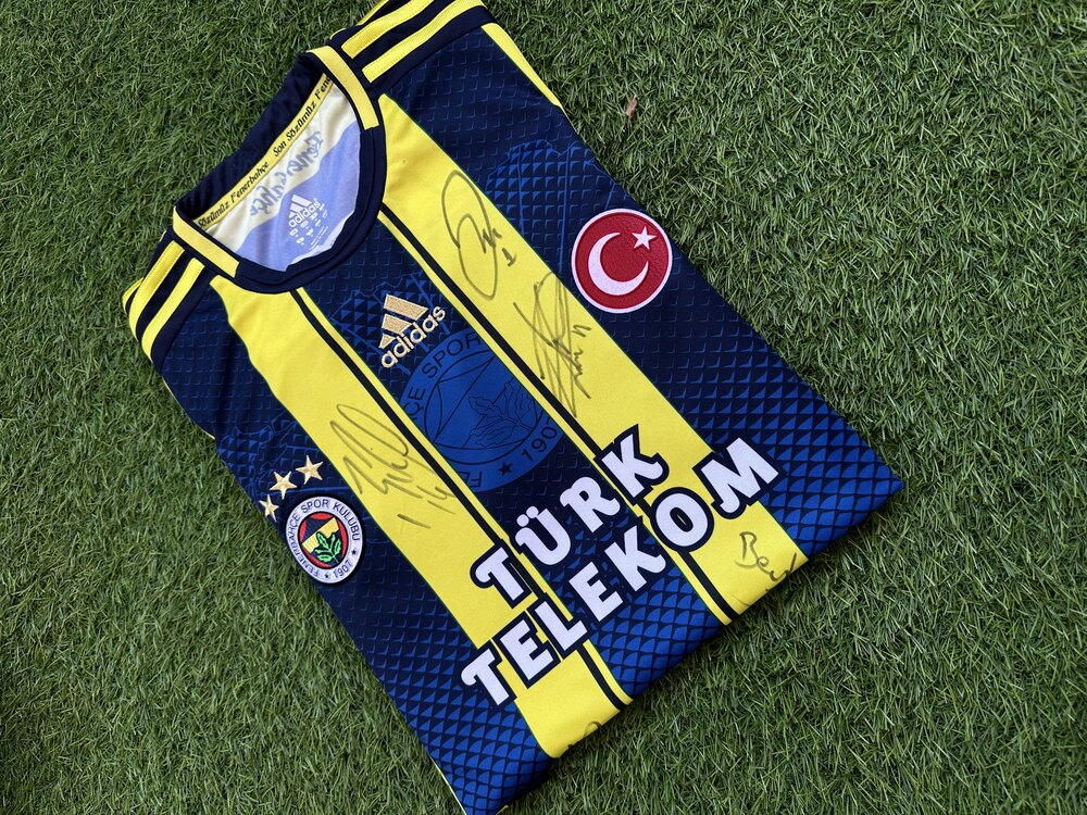 Orijinal 12/13 Sezonu Islak İmzalı Caner Erkin Maç Forması M beden